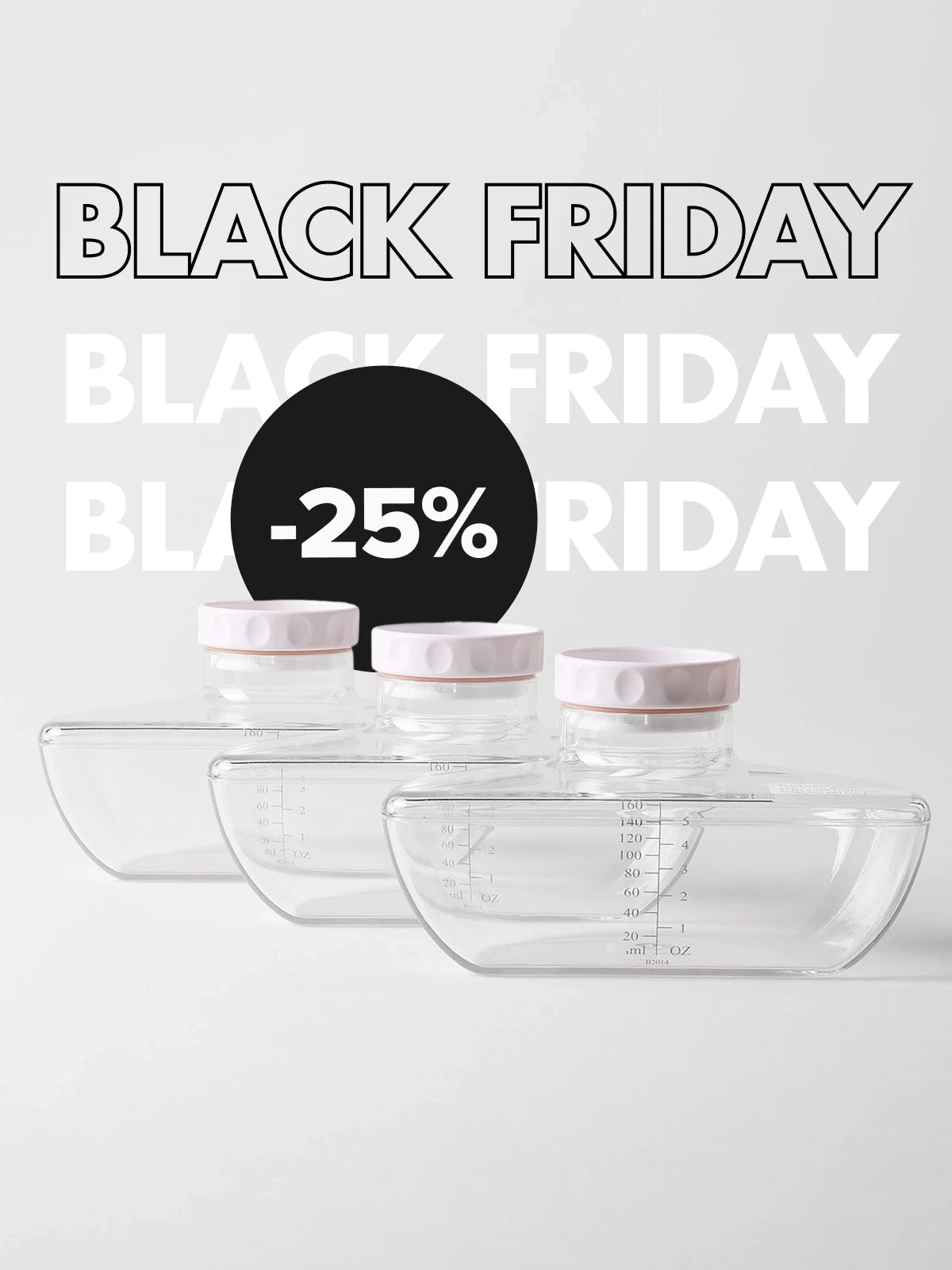 Perifit Pump | Botellas para leche materna (Pack de 3)