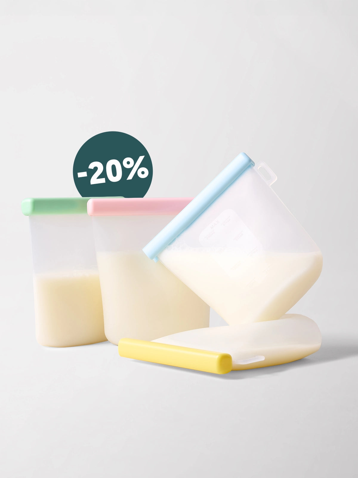 Bolsas de almacenamiento de leche materna x 4