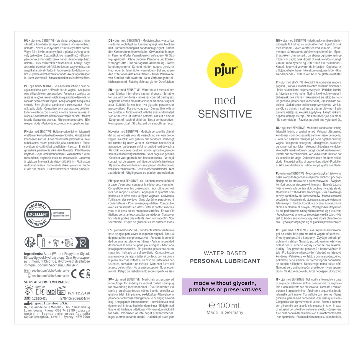 Gel lubricante